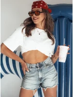 Dámské džínové šortky COOL DENIM blue FashionStreet SY0368