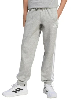 Dětské kalhoty adidas Essentials světle šedé JY4995