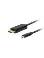 LANBERG KABEL USB-C(M)->DISPLAYPORT(M) 3M 4K 60HZ ČERNÝ CA-CMDP-10CU-0030-BK