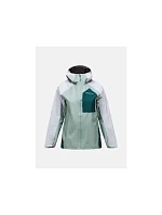 Dámská bunda PEAK PERFORMANCE W Trail Hipe 3L Shell Jacket, zelená barva Dámská bunda PEAK PERFORMANCE W Trail Hipe 3L Shell Jacket, zelená barva