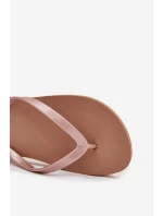 Dámské Japonské Pantofle Světle Hnědé 4FMM00FFLIF018-82S