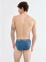 Pánské slipy sloggi men Start Midi C2P box modré Sea Blue Light Combination - SLOGGI