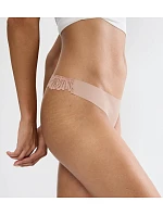 PRETTY MICRO – String: lehká tanga z mikrovlákna s krajkou Triumph