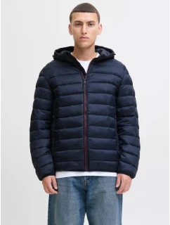 Jack&Jones pánská péřová bunda JJEBRADLEY LIGHT PUFFER HOOD NOOS 12280970 SKY CAPTAIN