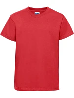 Russell Athletic 180B Dětské tričko z těžké bavlny "Authentic" 10.180B bright red