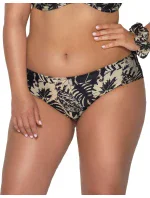 Dámské plavkové kalhotky brazilky SF 185/5/B Mocca s černou - Ava Dámské plavkové kalhotky brazilky SF 185/5/B Mocca s černou - Ava