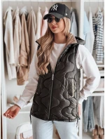 Dámská přechodná prošívaná vesta VESOLITA černá FashionStreet TY4881