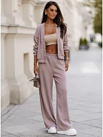 Dámská souprava z manšestru s kardiganem Fango od FashionStreet AY1231 Dámská souprava z manšestru s kardiganem Fango od FashionStreet AY1231