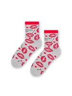 Dámské ponožky Steven art.136 Srdce