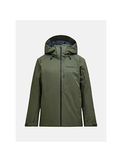 Bunda PEAK PERFORMANCE M Maroon Insulated Jacket zelená