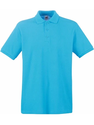 Fruit of the Loom Premium Polo Piqué polo 16.3218 azure blue