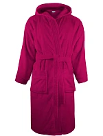 The One Towelling Bathrobe hooded Župan s kapucí 48.1021 magenta