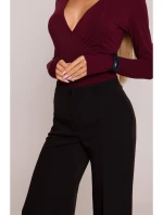 M875 Široké kalhoty - černé