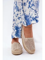 Dámské espadrilky 17392 béžové - Vincenza