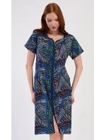 Dámské pyžamo dlouhé Listy