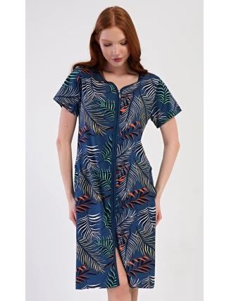 Dámské pyžamo dlouhé Listy