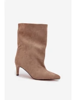 Boty na podpatku  model 222512 Step in style