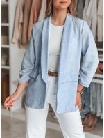 Dámská oversize bunda SOFT LOVE modrá FashionStreet PY0132