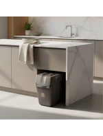 ODPADKOVÝ KOŠ 25L SORTIBOX ŠEDÝ KÁMEN