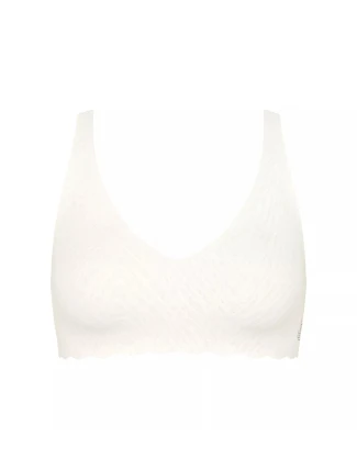 Dámská podprsenka ZERO Feel Bliss Soft bra - WHITE - ecru 00GZ - SLOGGI Dámská podprsenka ZERO Feel Bliss Soft bra - WHITE - ecru 00GZ - SLOGGI