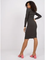 Šaty RV SK 7436.53 tmavá khaki