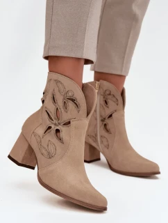 Boty na podpatku model 219134 Step in style