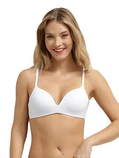 Dámská podprsenka bez kostic DIM INVISIBLE WIRELESS PADDED BRA - DIM - bílá
