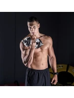 HMS STC21 2 x 10 kg činky v pouzdře chrom