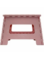 PROTISKLUZOVÁ SKLÁDACÍ STOLIČKA RŮŽOVÁ