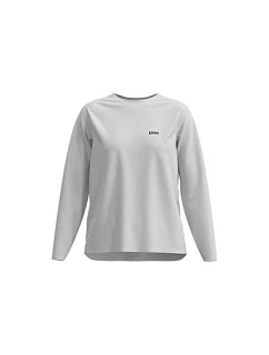 Cyklistické tričko POC W's Motion Air L/S Jersey, bílé