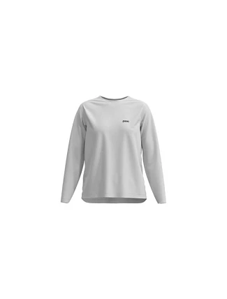 Cyklistické tričko POC W's Motion Air L/S Jersey, bílé