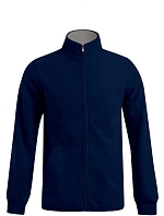 Promodoro 7971 Pánská dvojitá fleecová bunda 40.7971 navy/light grey