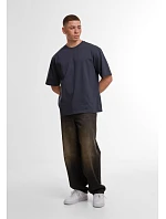 Build your Brand BY 391 Pánské těžké tričko "Loose Fit" 56.0391 navy