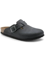 Dámské/pánské žabky Birkenstock Boston Black oil leather narrow narrow (0059463)