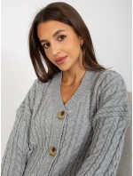 Dámský svetr LC SW 8008 šedý