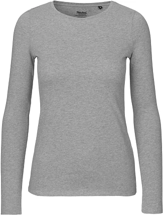 Neutral O 81050 Dámské tričko s dlouhým rukávem 77.8150 sport grey Neutral O 81050 Dámské tričko s dlouhým rukávem 77.8150 sport grey