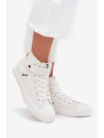 Zateplené Kožené Tenisky BIG STAR V274541FW Bílé