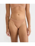 Dámská tanga ZERO Feel Pure String - NOSTALGIC BROWN - béžové 00CM - SLOGGI