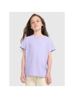 Dívčí tričko s potiskem 4F 4FJRAW25TTSHF3199-52S