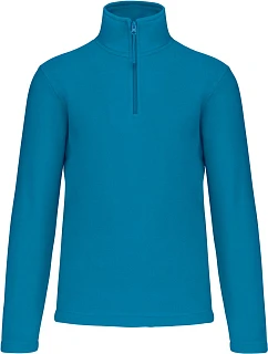 Kariban K 912 Mikrofleecová mikina s 1/4 zipem "Enzo" 20.K912 tropical blue