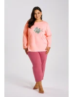 3471 DÁMSKÉ DLOUHÉ PYŽAMO PATRICIA 2XL-4XL