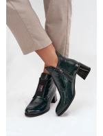 Boty na podpatku model 219405 Step in style Boty na podpatku model 219405 Step in style