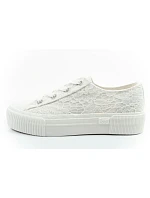 Lee dámské sportovní boty Isla trainers white platform lace-up dámské
