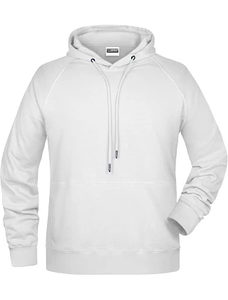 Daiber 8024 Pánská raglánová mikina s kapucí 02.8024 white