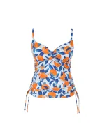 Tankini vrchní díl SW1841 modro-oranžové - Panache