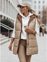 ROSI dámská velbloudí vesta FashionStreet TY2872 ROSI dámská velbloudí vesta FashionStreet TY2872