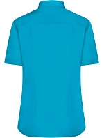 Daiber JN 679 Popelínová halenka s krátkým rukávem 02.0679 turquoise Daiber JN 679 Popelínová halenka s krátkým rukávem 02.0679 turquoise