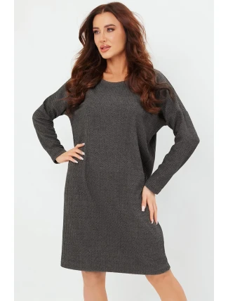 Italská móda Avira tunika dlouhá barva:c.melange