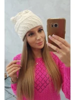 Dámská čepice Dagmara K332 ecru Dámská čepice Dagmara K332 ecru