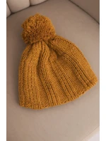 Čepice s fleecem Idalia K284 hořčicová